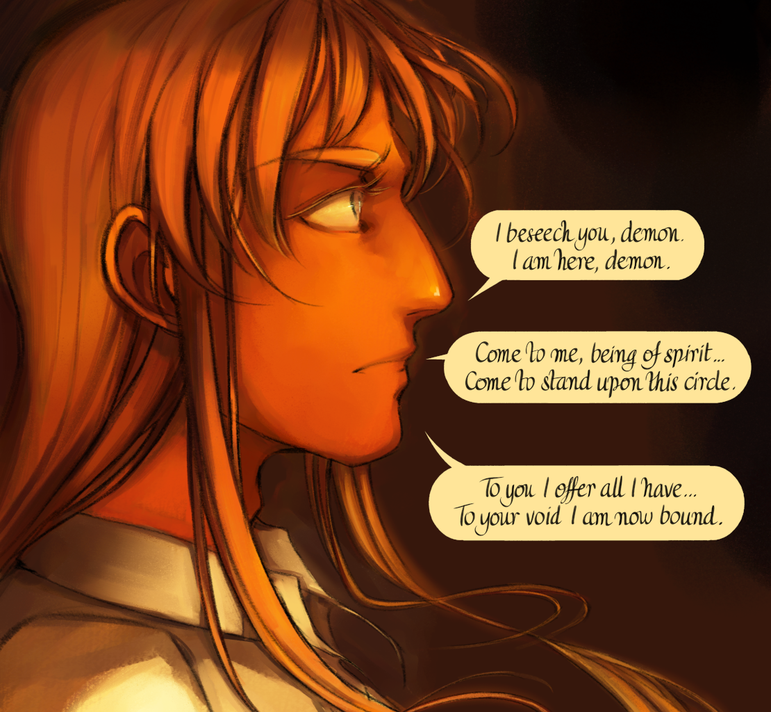 The Gifts of Darkness - Episode 23, Page 12: Chapter 23: The summoning