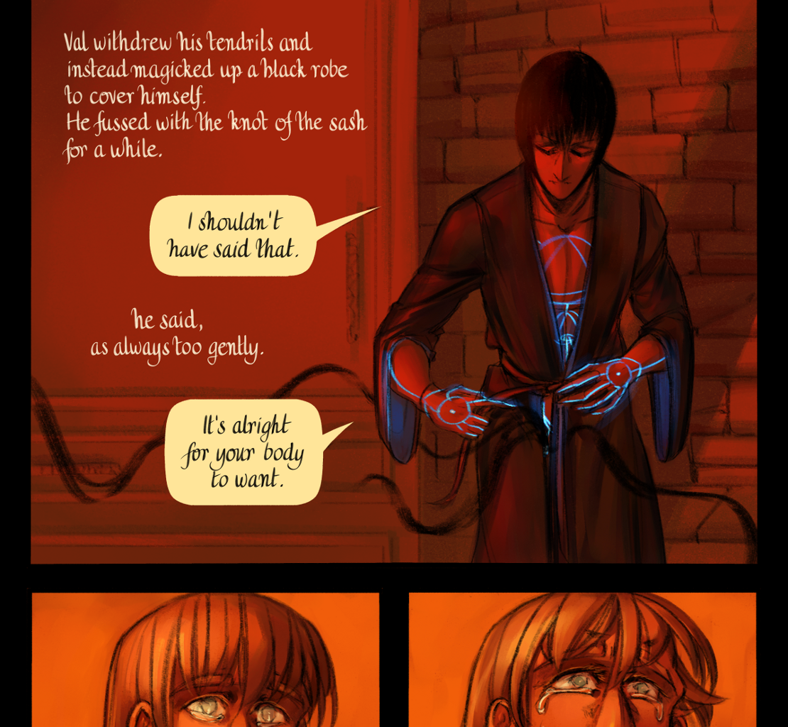The Gifts of Darkness - Episode 23, Page 18: Chapter 23: The summoning