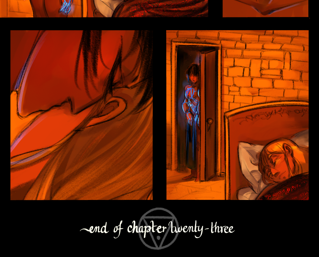 The Gifts of Darkness - Episode 23, Page 48: Chapter 23: The summoning