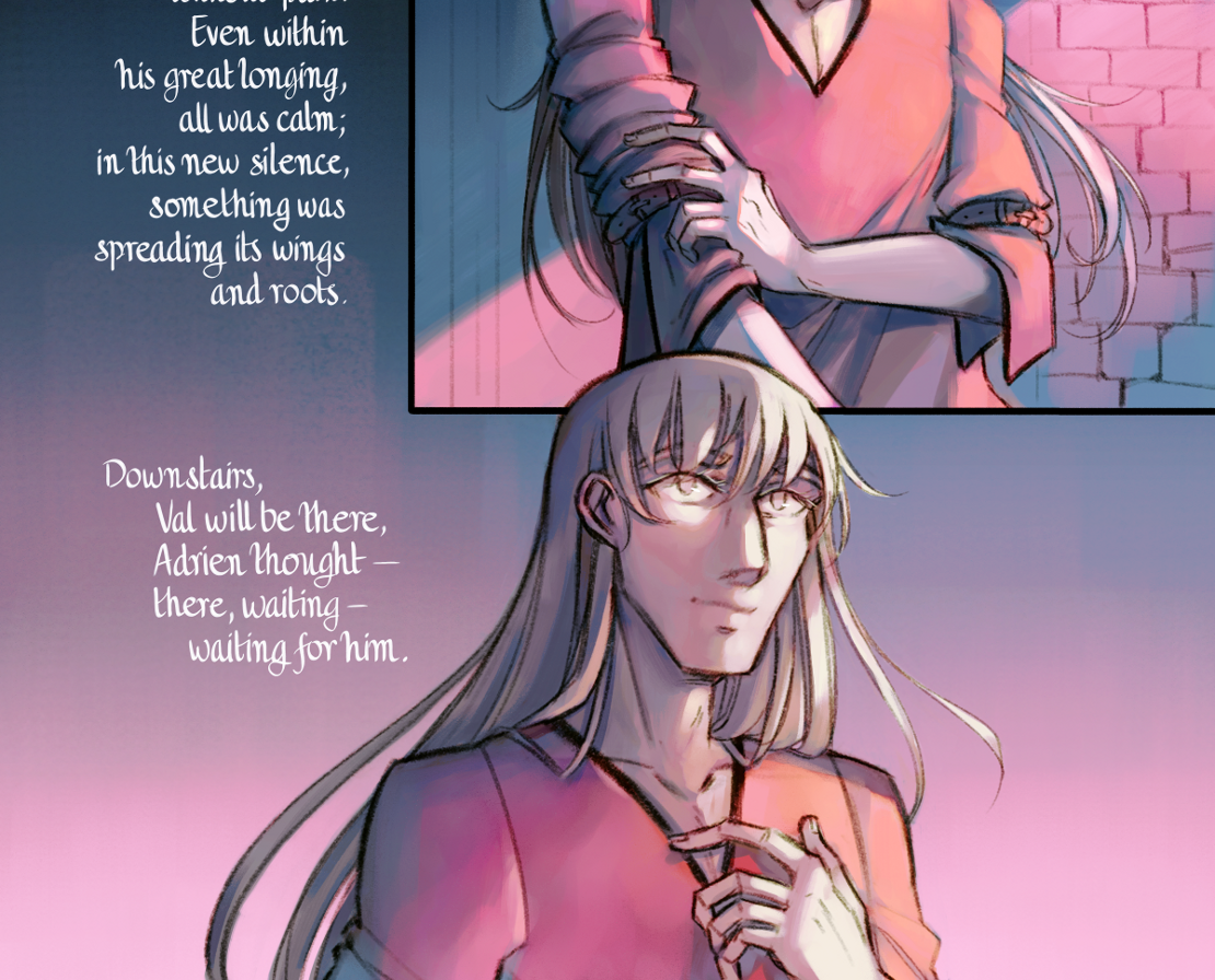 The Gifts of Darkness - Episode 24, Page 5: Chapter 24: We are here, now
