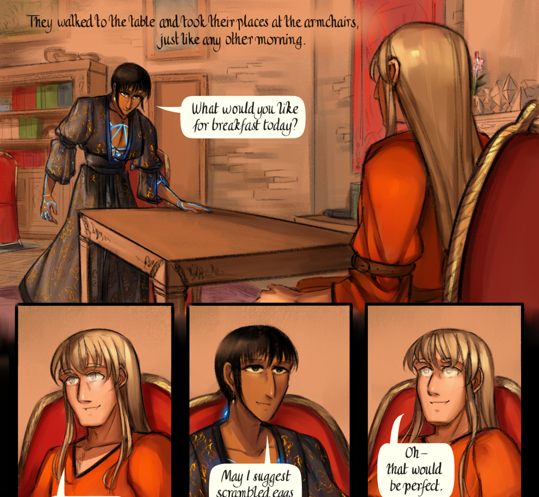 The Gifts of Darkness - Episode 24, Page 9: Chapter 24: We are here, now
