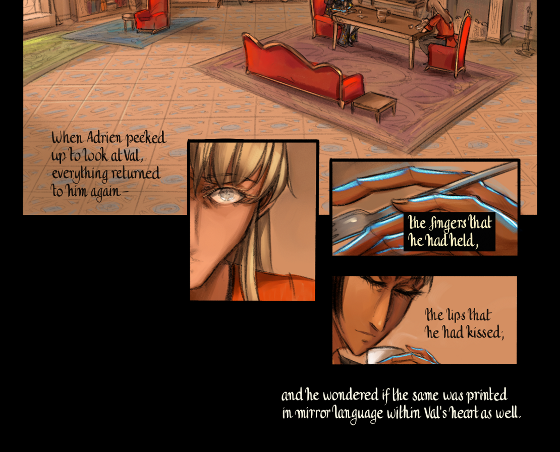 The Gifts of Darkness - Episode 24, Page 10: Chapter 24: We are here, now