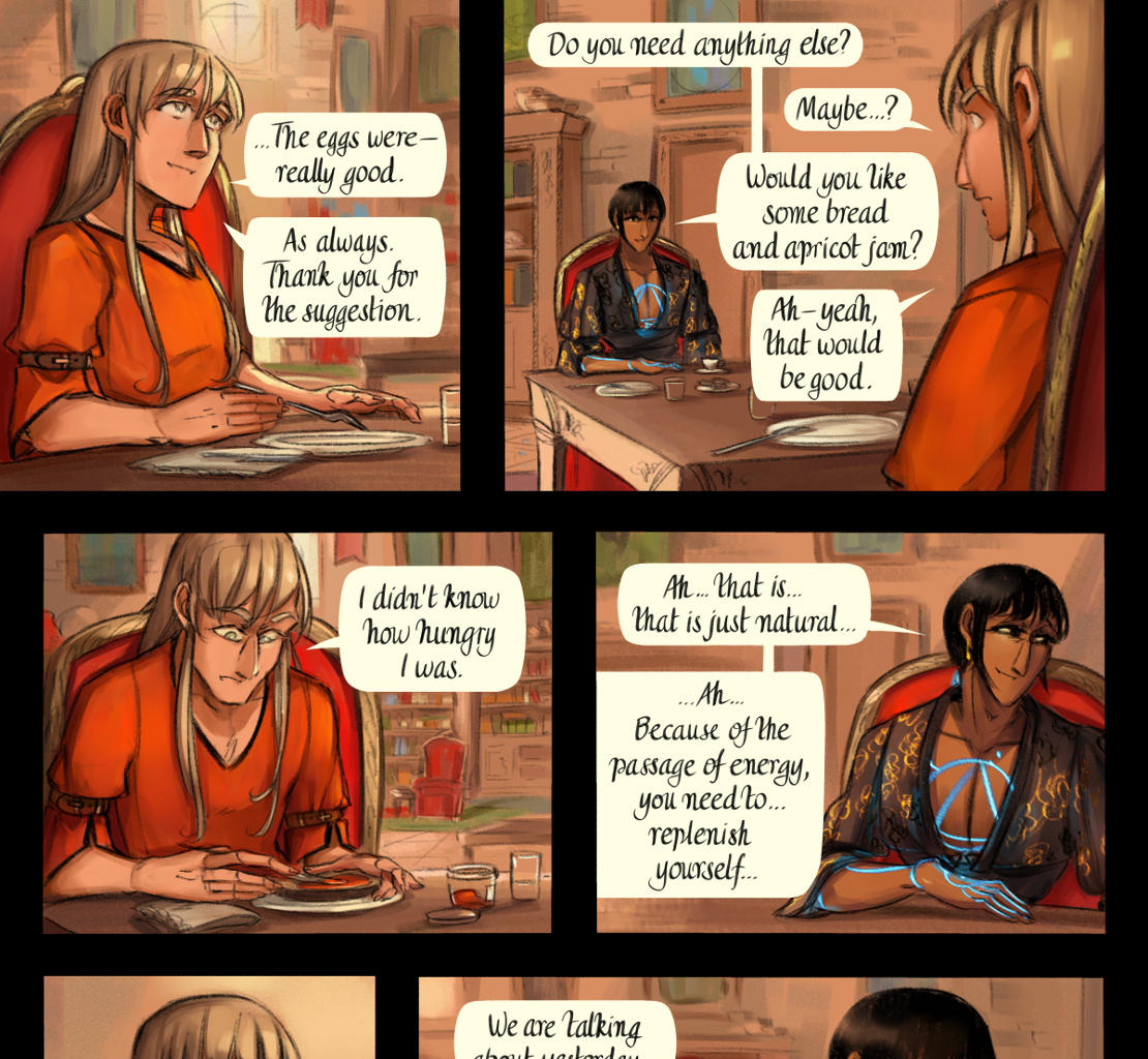 The Gifts of Darkness - Episode 24, Page 11: Chapter 24: We are here, now