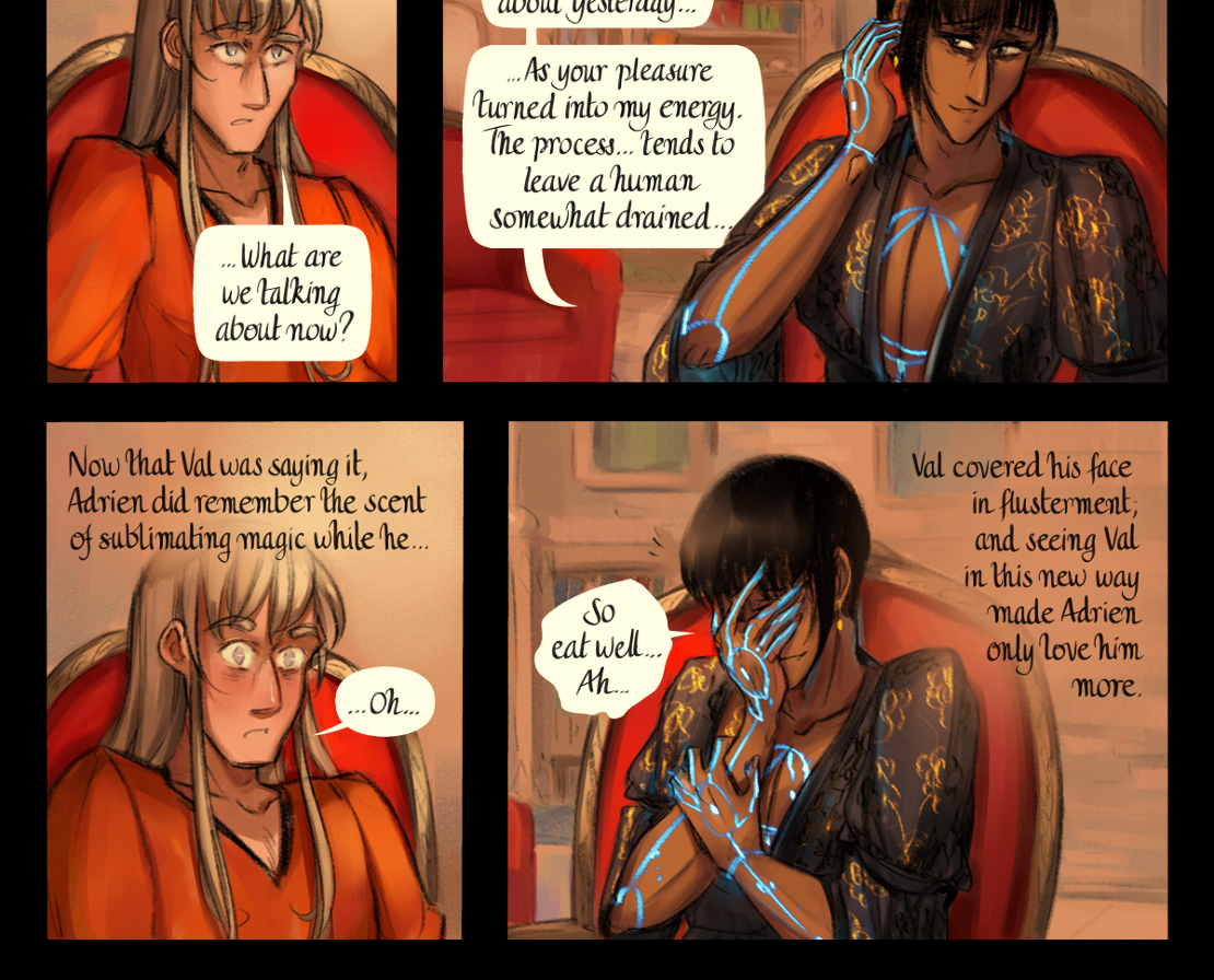 The Gifts of Darkness - Episode 24, Page 11: Chapter 24: We are here, now