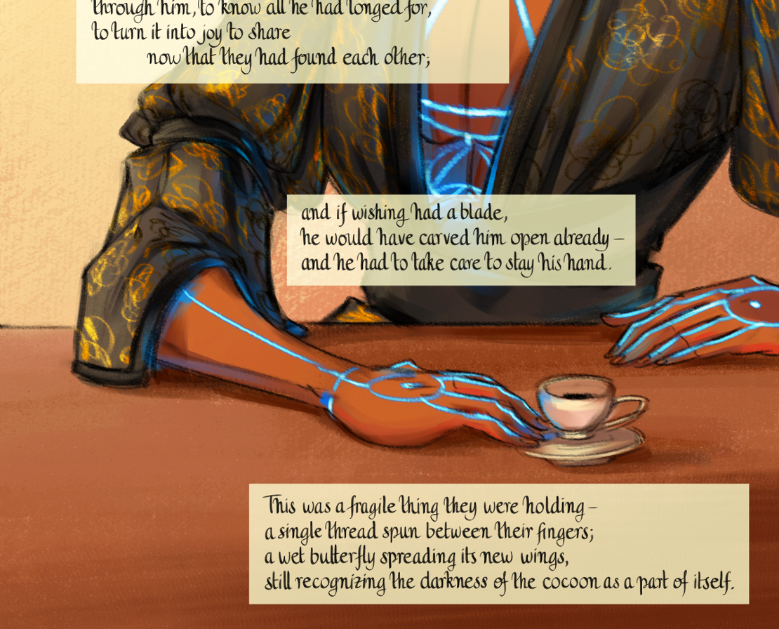 The Gifts of Darkness - Episode 24, Page 13: Chapter 24: We are here, now