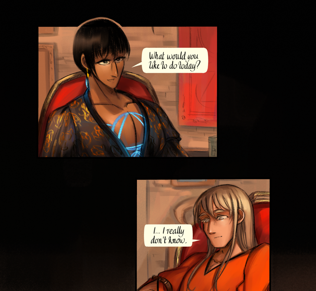 The Gifts of Darkness - Episode 24, Page 14: Chapter 24: We are here, now