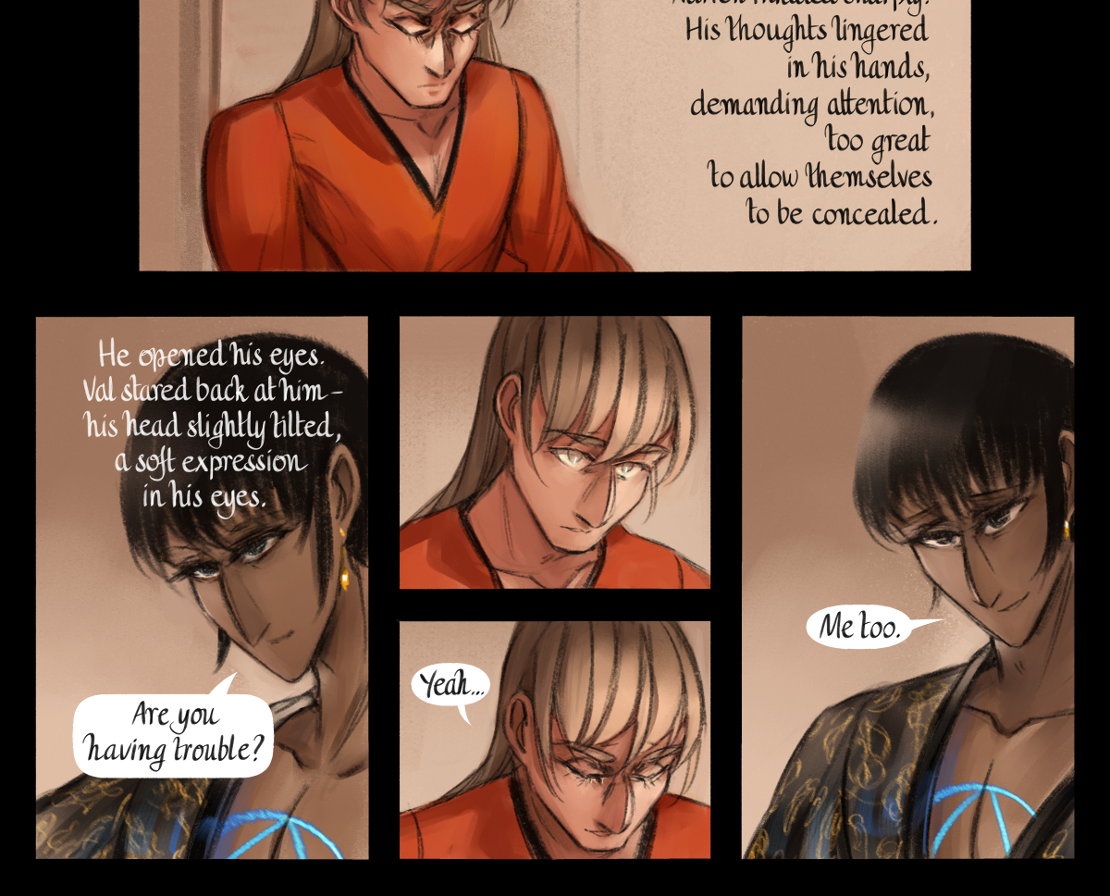 The Gifts of Darkness - Episode 24, Page 15: Chapter 24: We are here, now