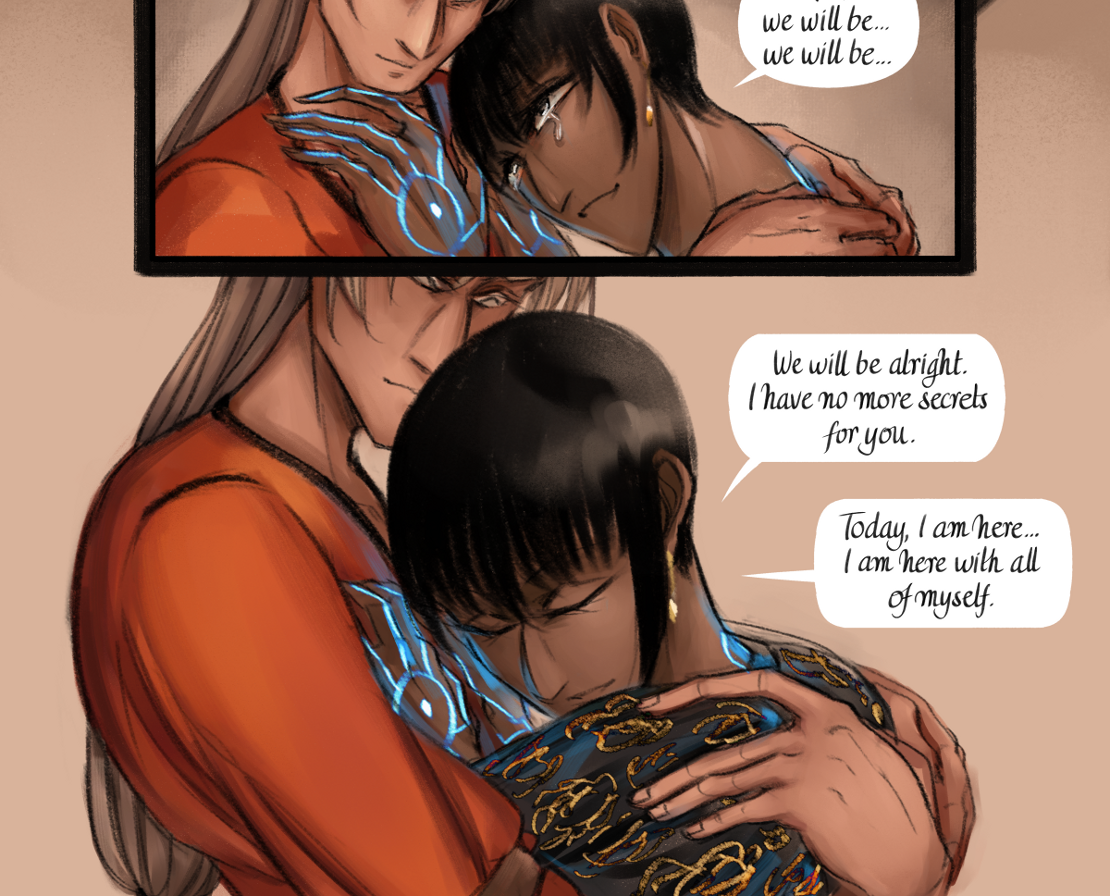 The Gifts of Darkness - Episode 24, Page 17: Chapter 24: We are here, now