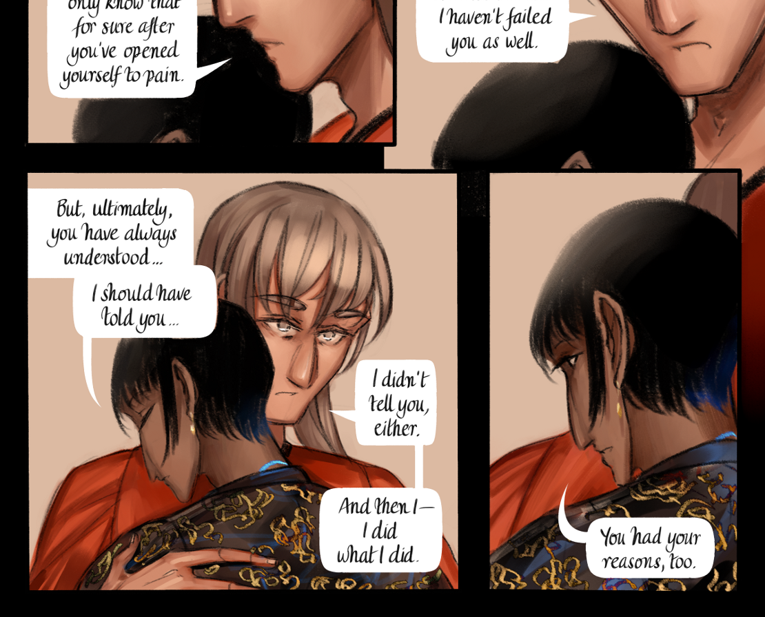 The Gifts of Darkness - Episode 24, Page 19: Chapter 24: We are here, now