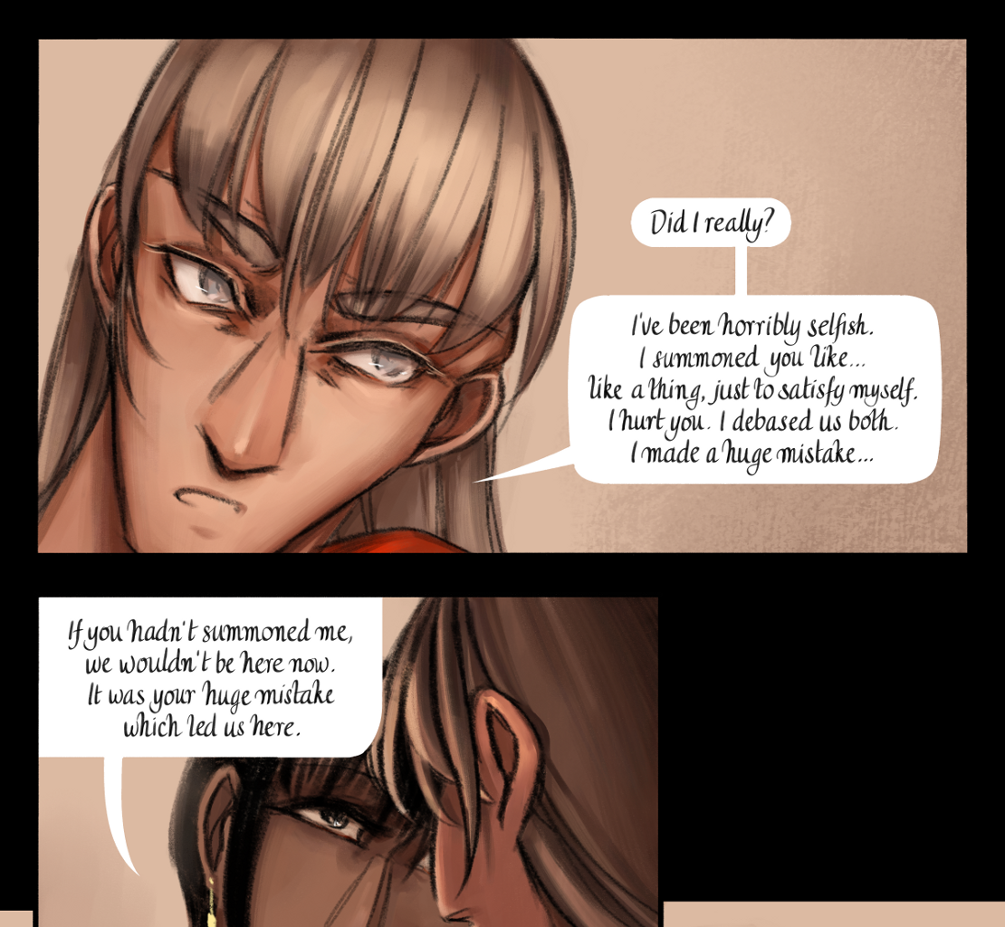 The Gifts of Darkness - Episode 24, Page 20: Chapter 24: We are here, now