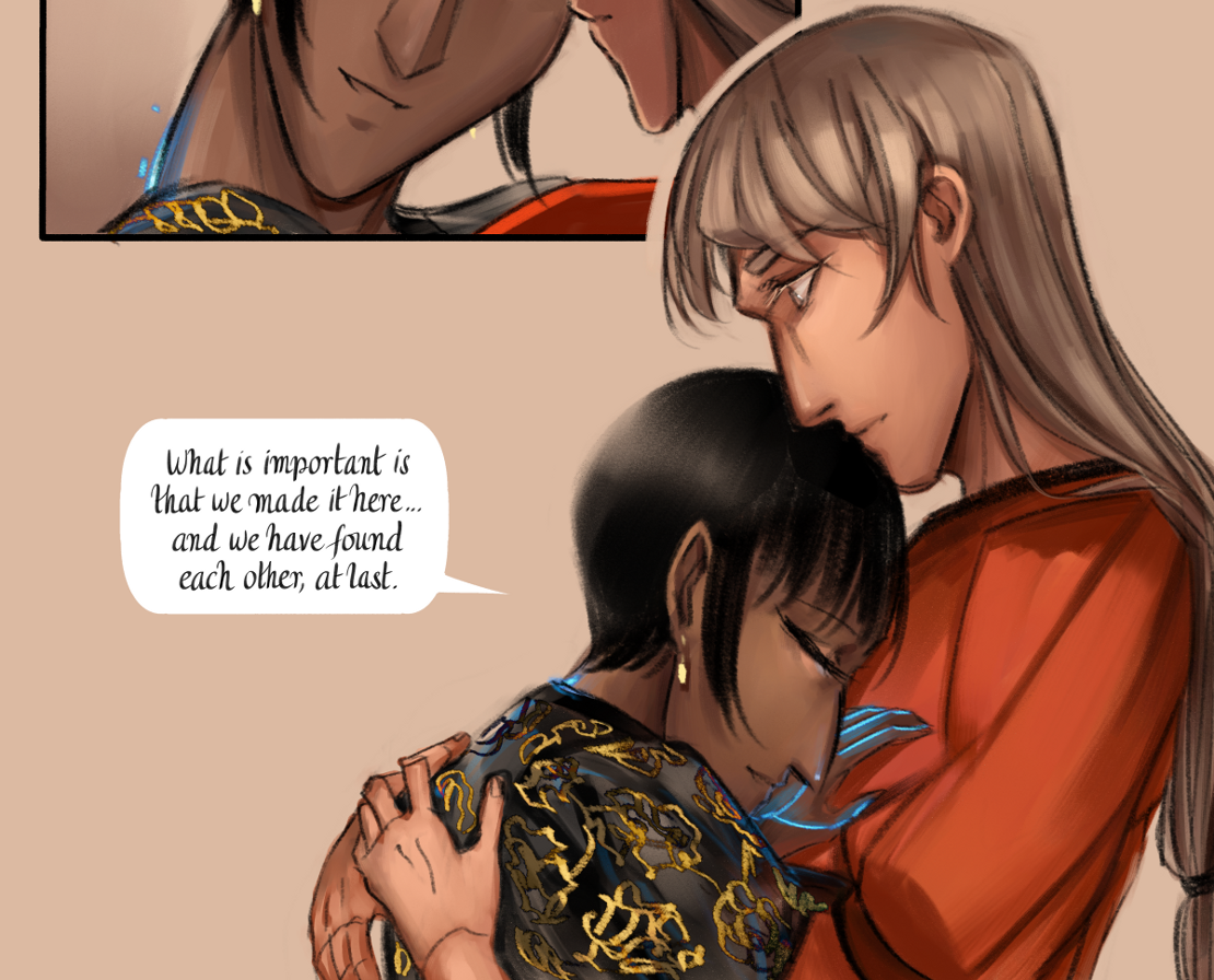 The Gifts of Darkness - Episode 24, Page 20: Chapter 24: We are here, now