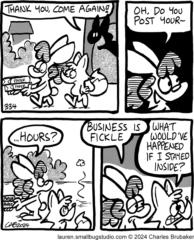 Lauren Ipsum - Episode 385, Page 1: lauren334