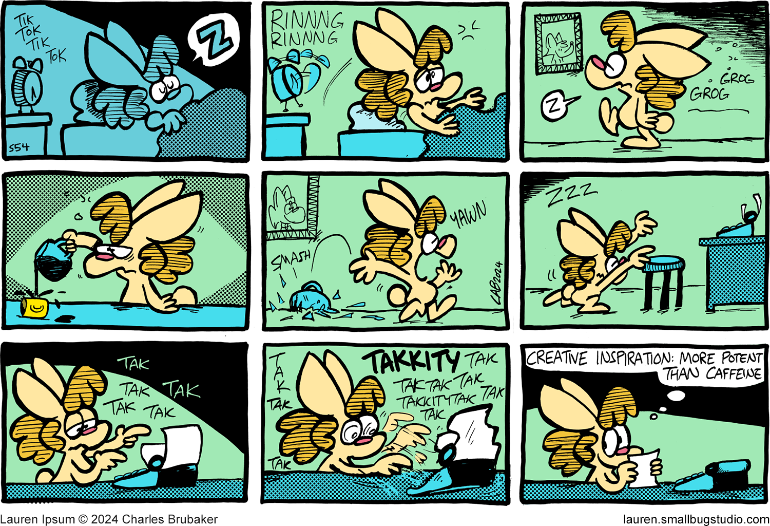 Lauren Ipsum - Episode 390, Page 1: sunday054