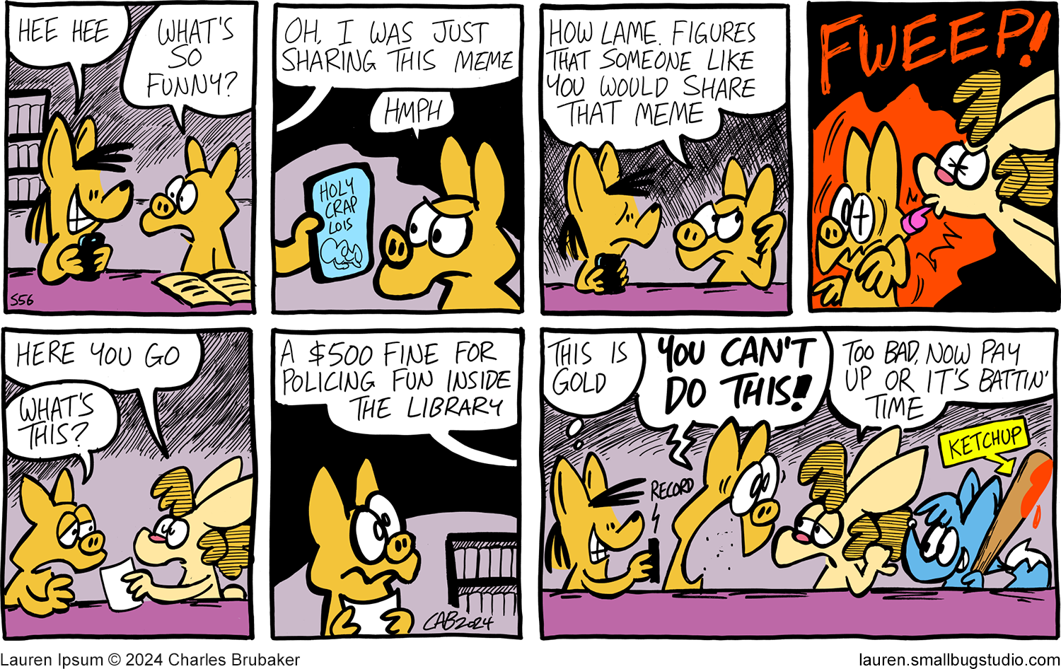 Lauren Ipsum - Episode 392, Page 1: sunday056