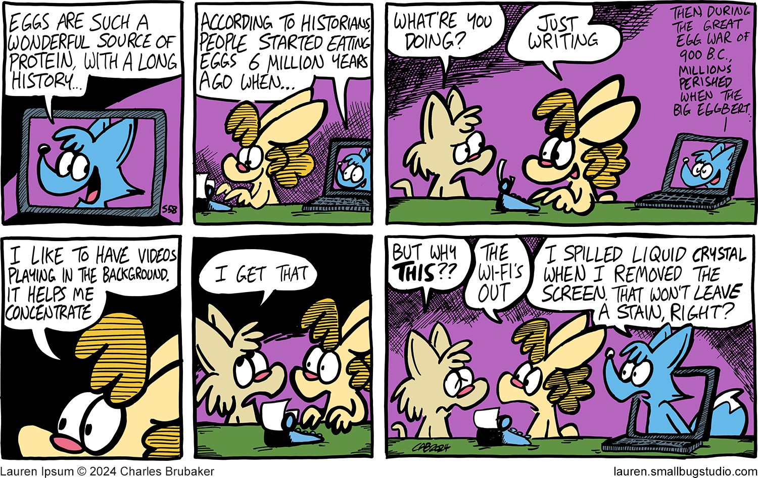 Lauren Ipsum - Episode 394, Page 1: sunday058