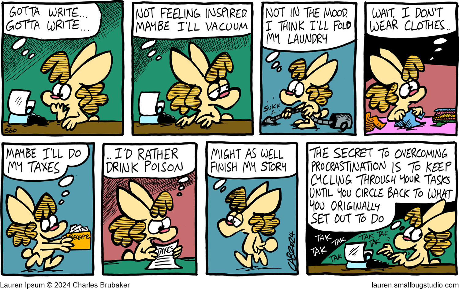 Lauren Ipsum - Episode 396, Page 1: sunday060