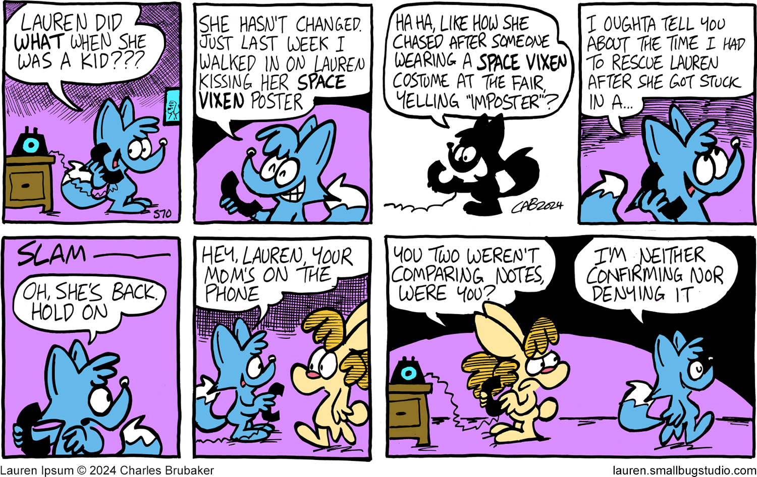 Lauren Ipsum - Episode 406, Page 1: sunday070