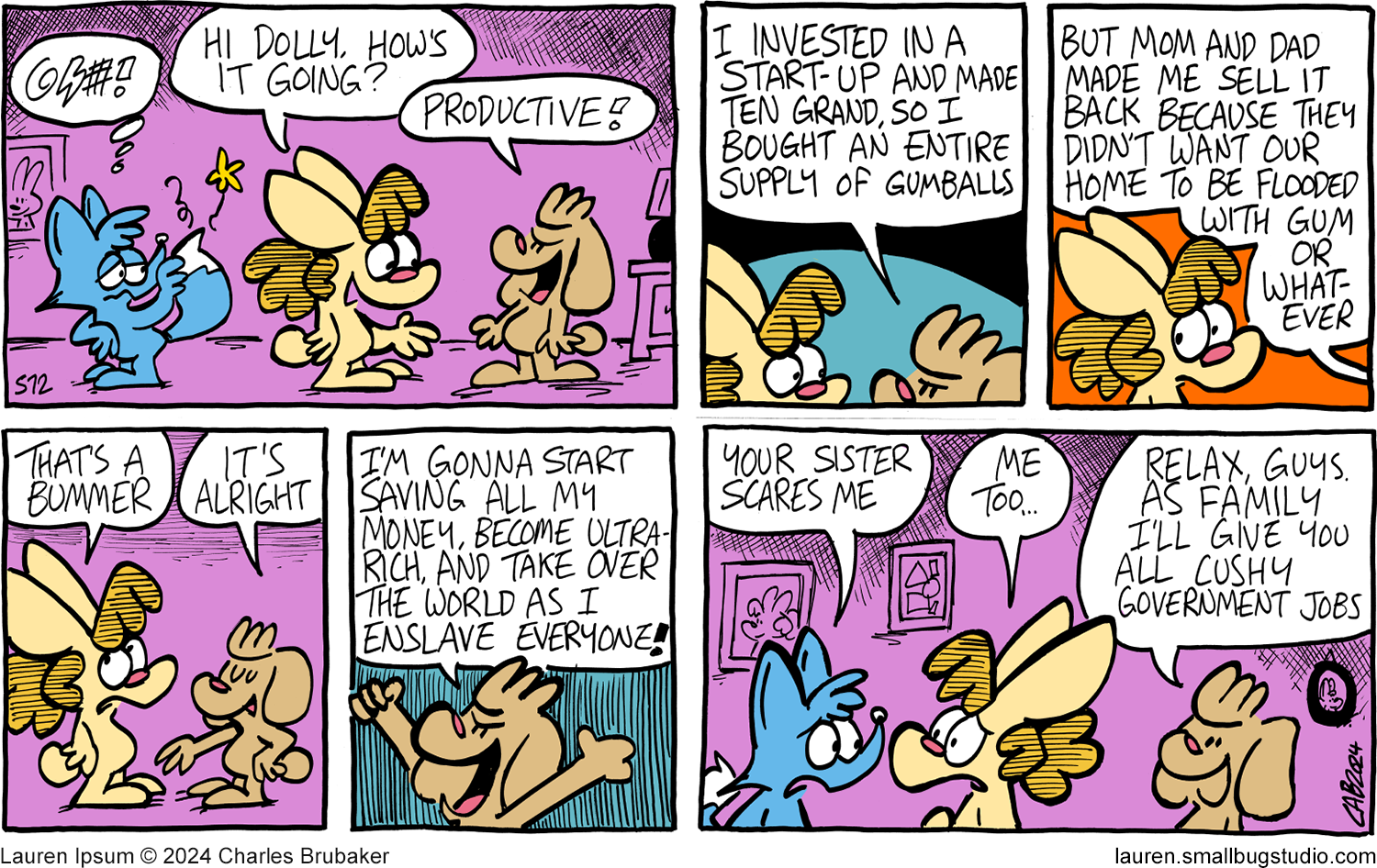 Lauren Ipsum - Episode 408, Page 1: sunday072