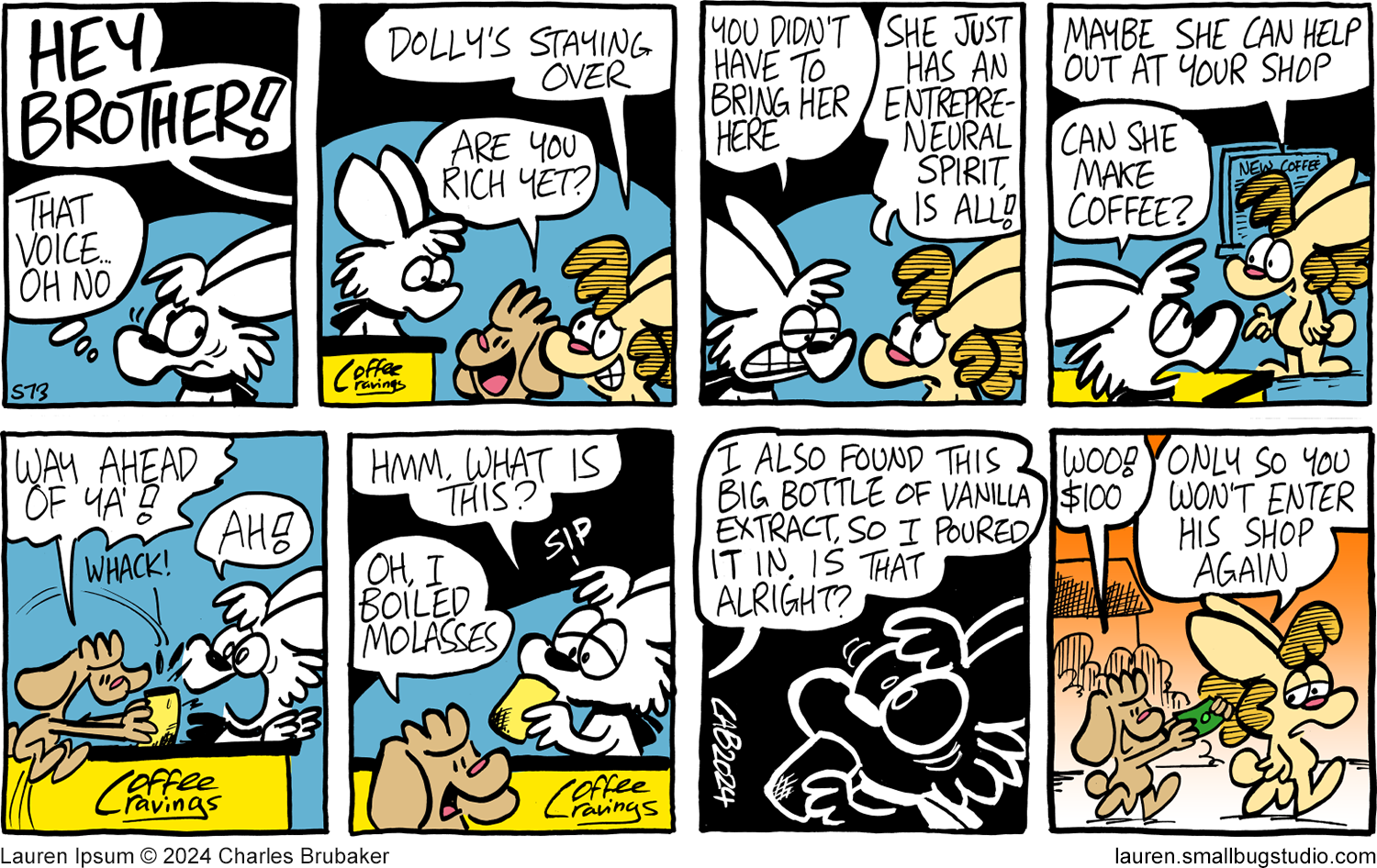 Lauren Ipsum - Episode 409, Page 1: sunday073