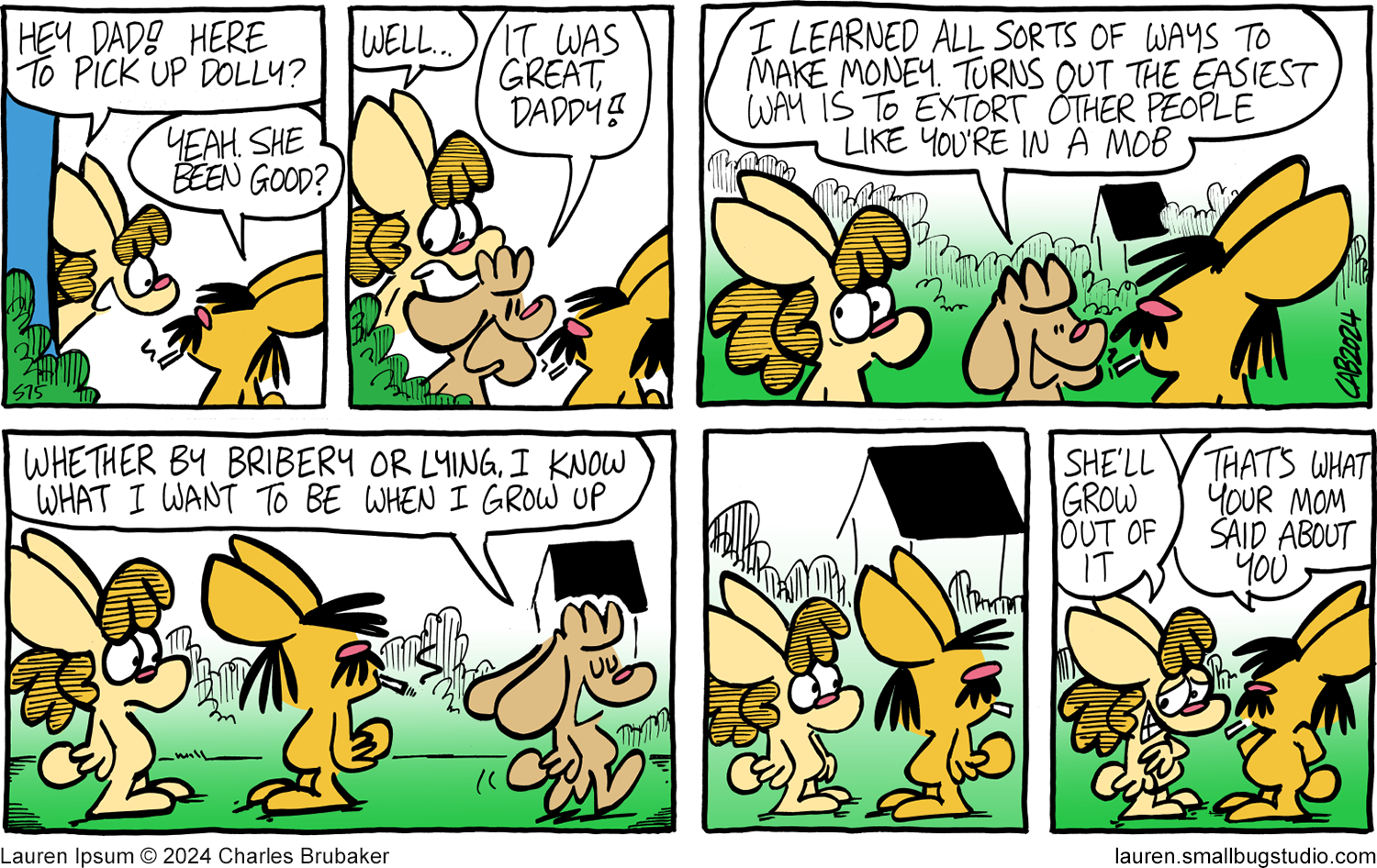 Lauren Ipsum - Episode 411, Page 1: sunday075