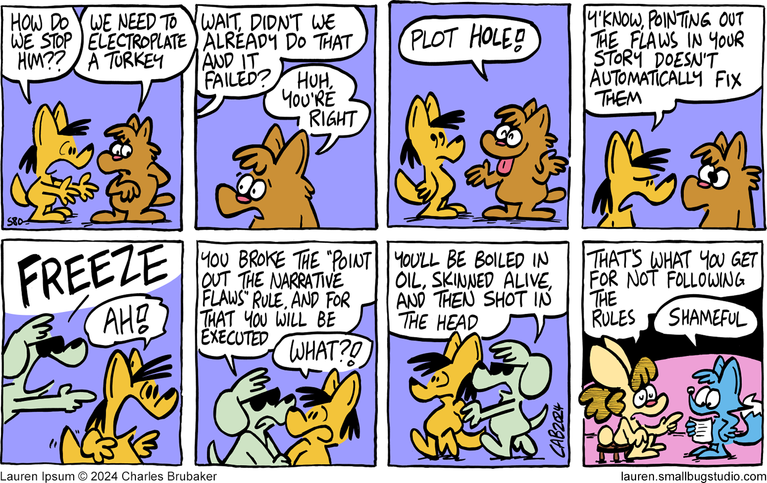 Lauren Ipsum - Episode 416, Page 1: sunday080