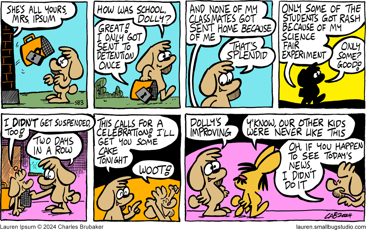 Lauren Ipsum - Episode 419, Page 1: sunday083