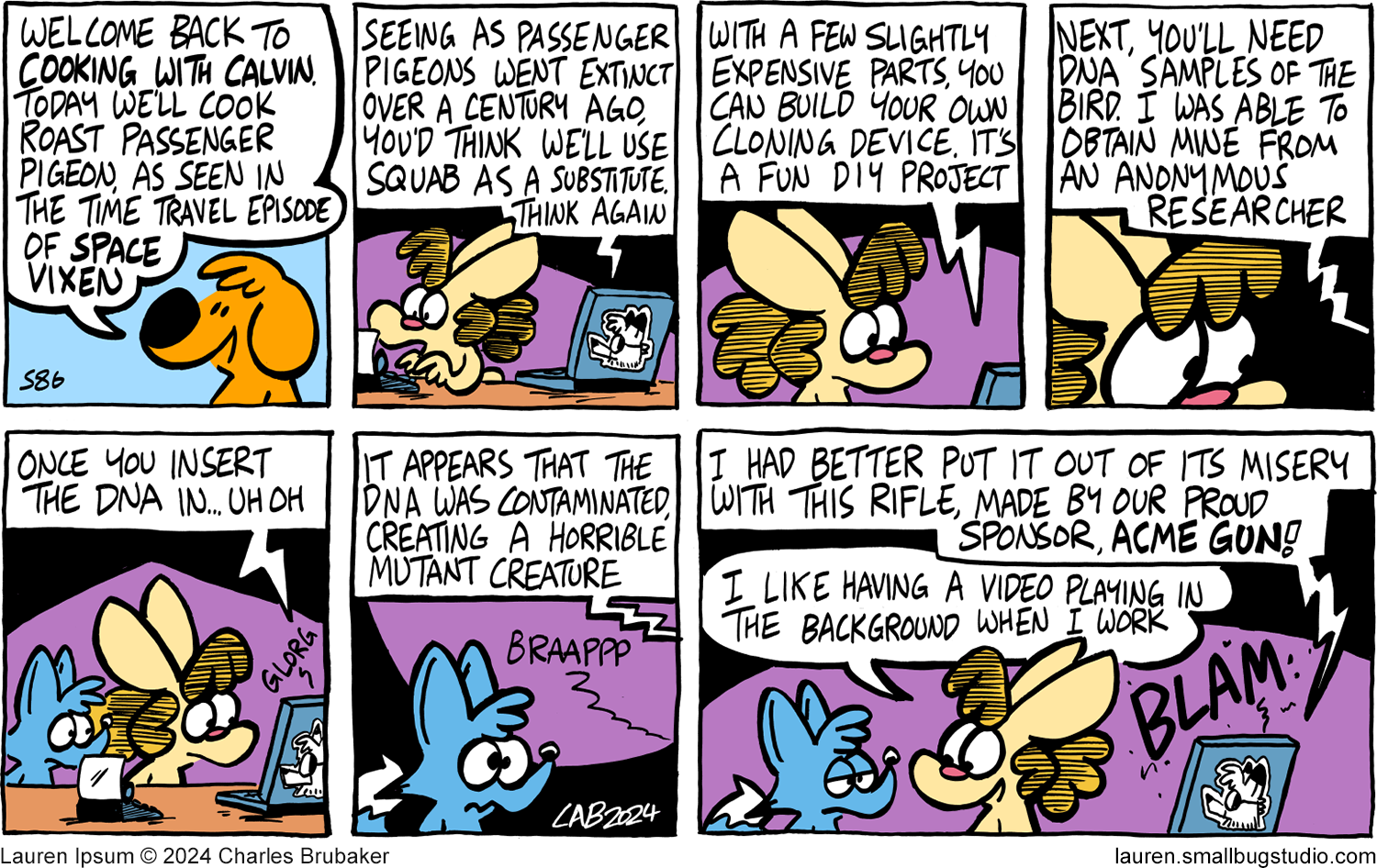 Lauren Ipsum - Episode 422, Page 1: sunday086