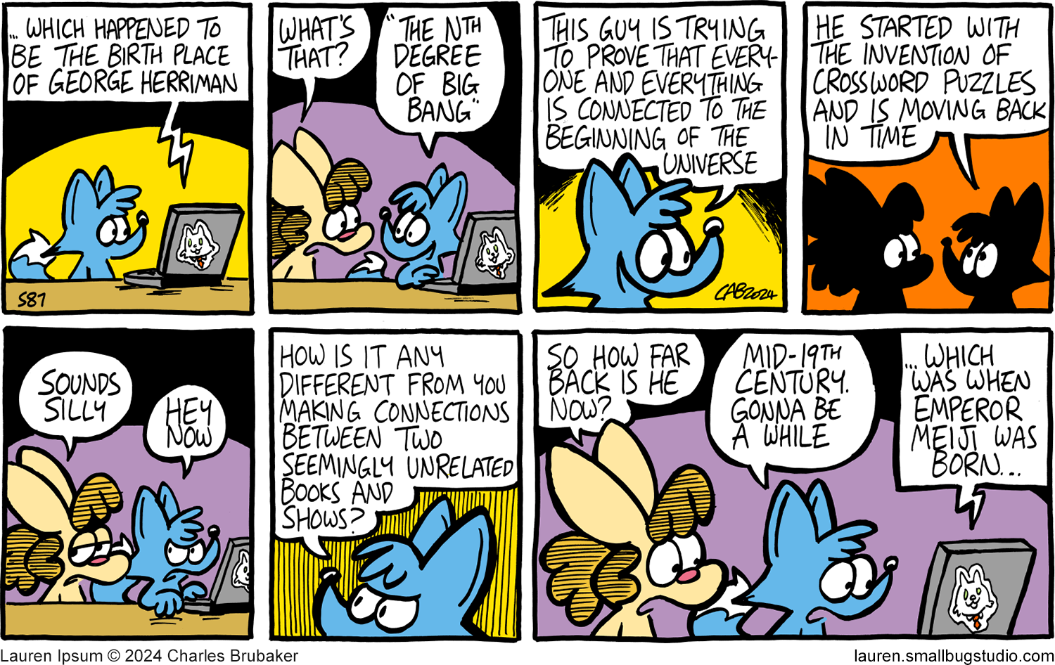 Lauren Ipsum - Episode 423, Page 1: sunday087