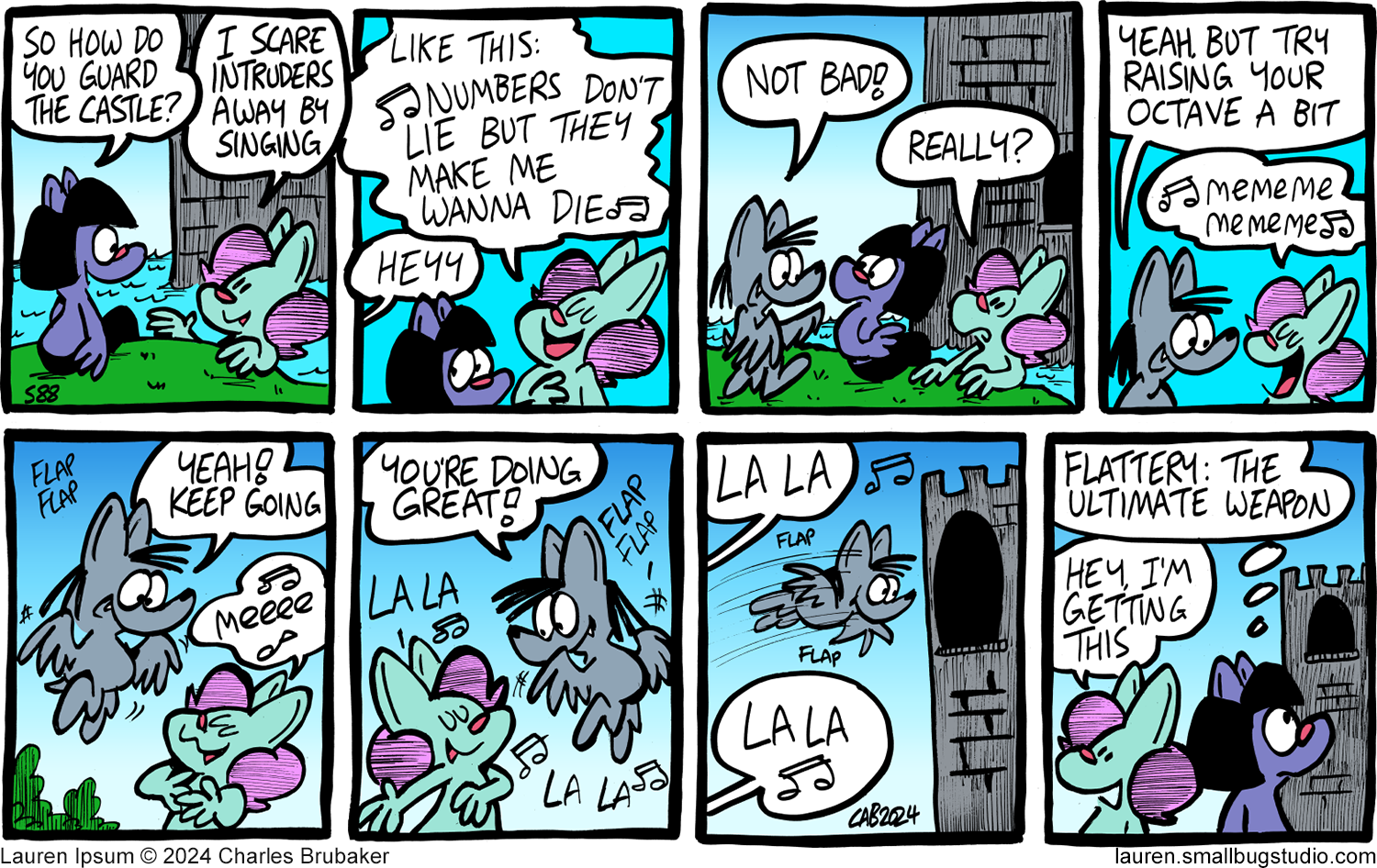 Lauren Ipsum - Episode 424, Page 1: sunday088