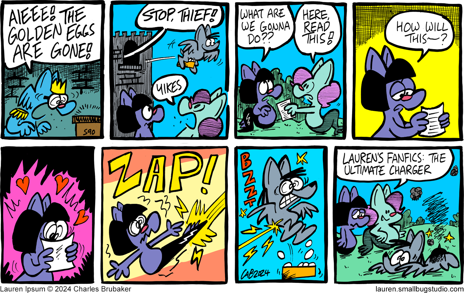 Lauren Ipsum - Episode 426, Page 1: sunday090