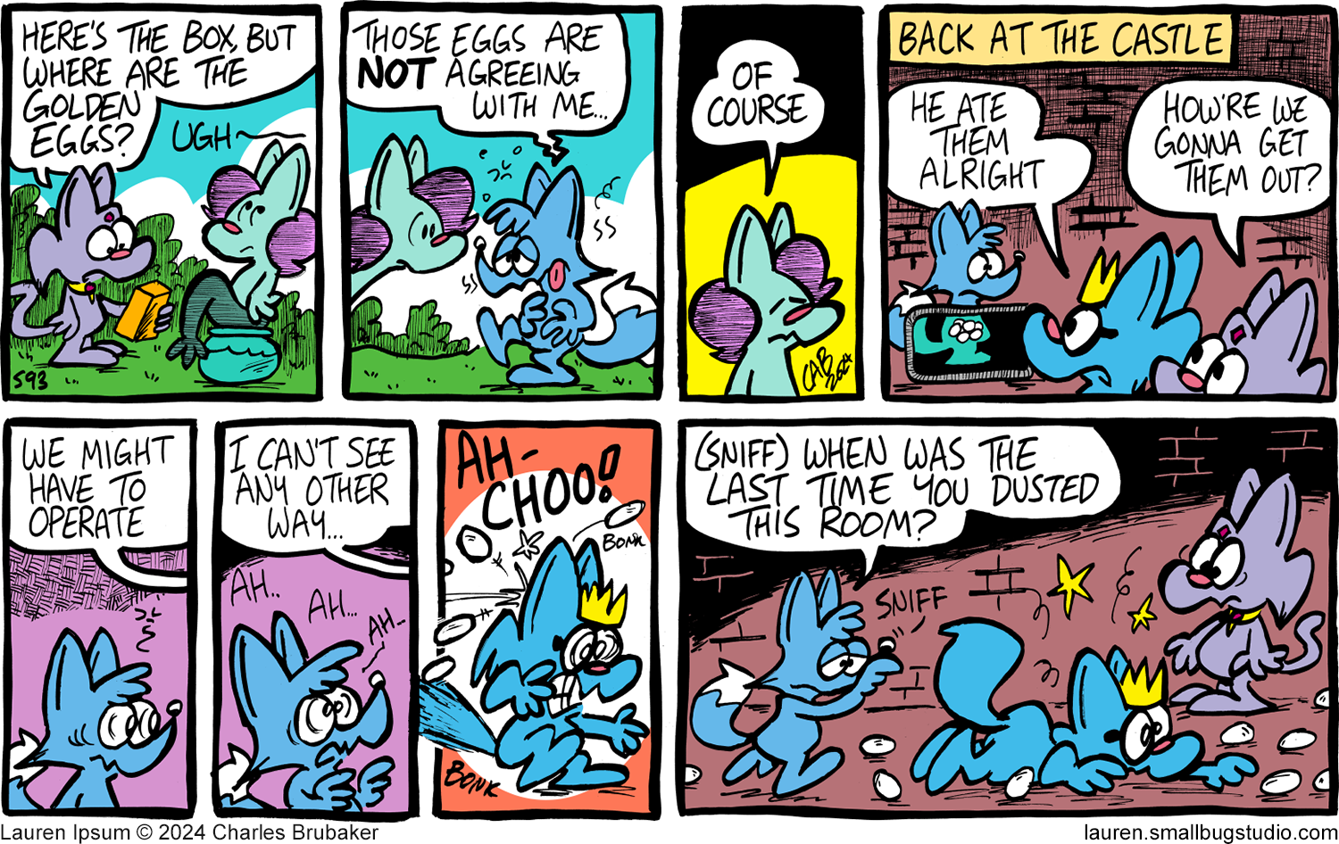 Lauren Ipsum - Episode 429, Page 1: sunday093