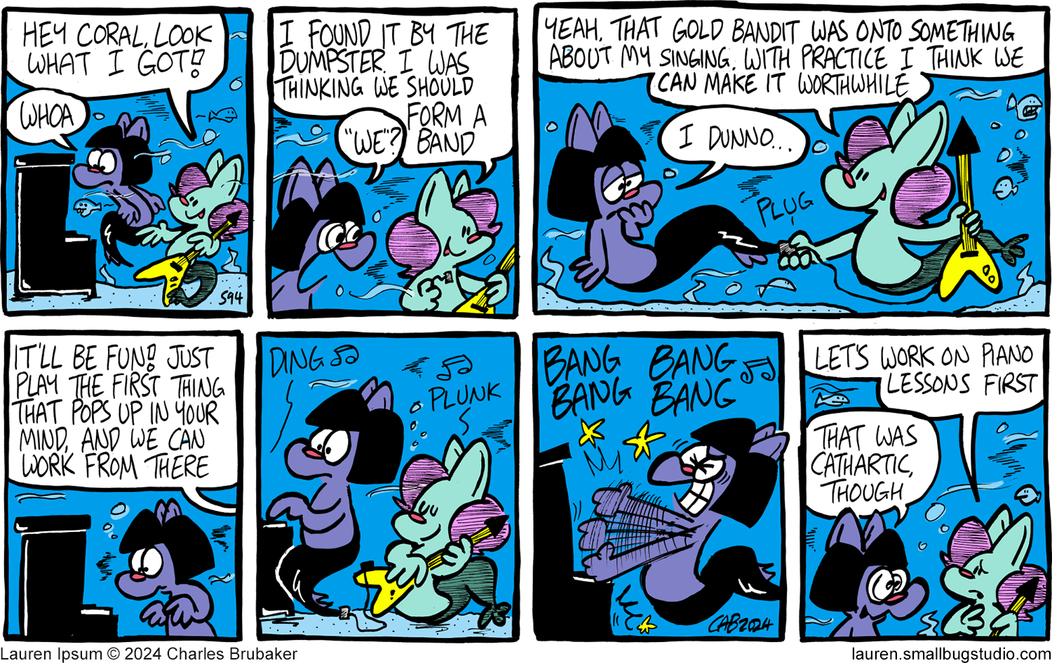 Lauren Ipsum - Episode 430, Page 1: sunday094