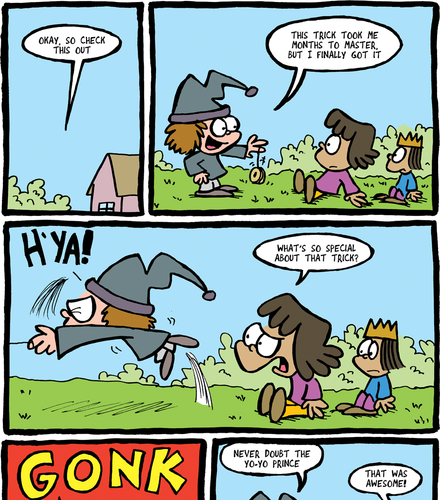 The Fuzzy Princess - Episode 229, Page 1: 2018-03-05-New Trick