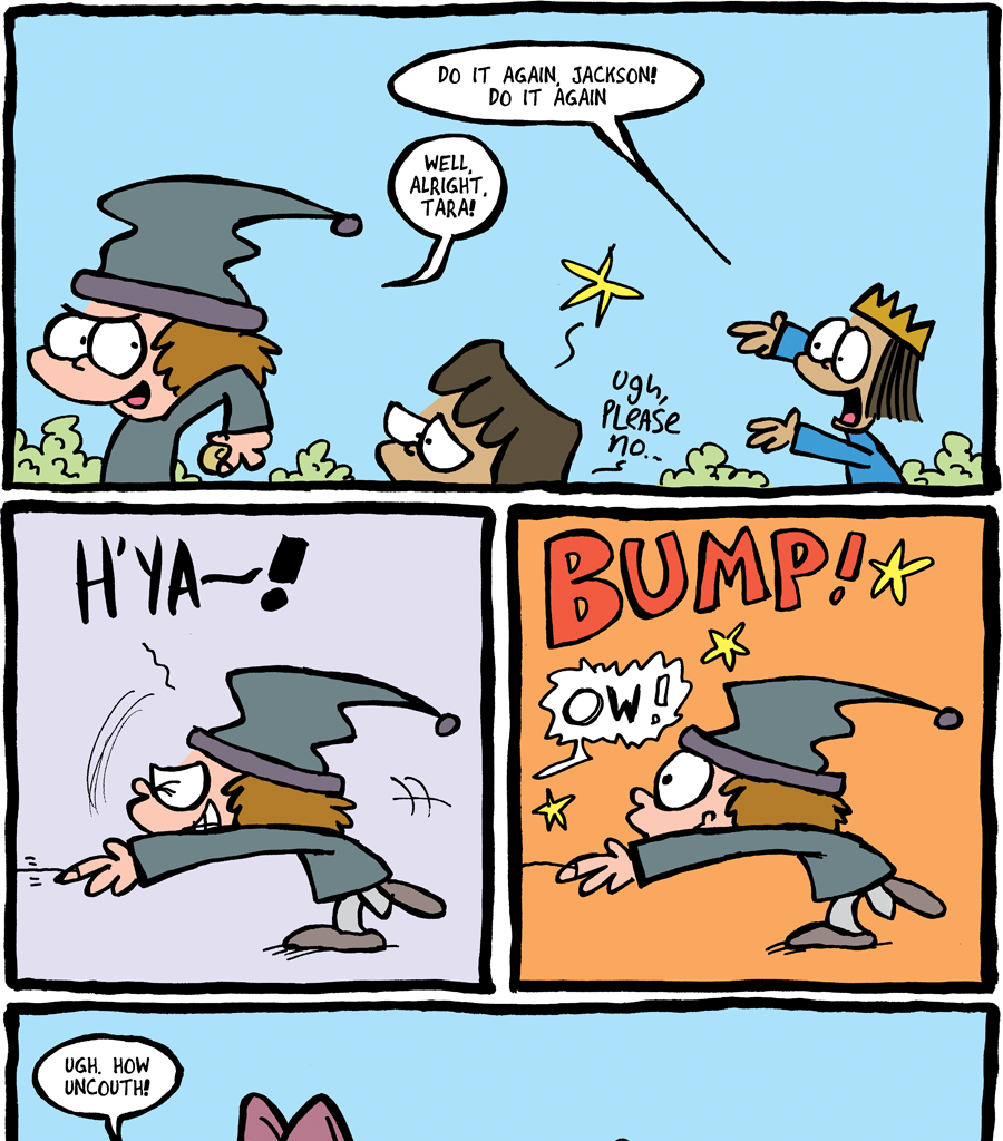 The Fuzzy Princess - Episode 230, Page 1: 2018-03-07-Unexpected Visitor