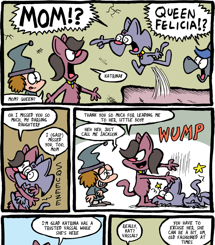The Fuzzy Princess - Episode 236, Page 1: 2018-03-21-Sudden Reunion