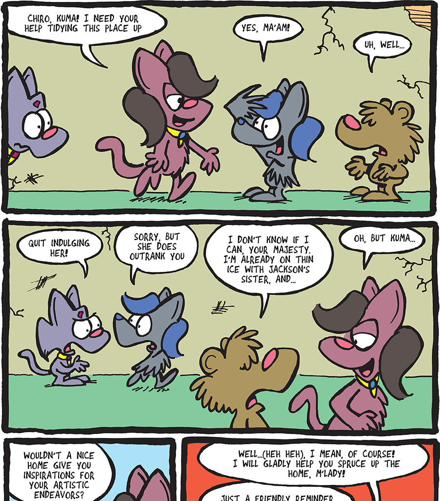 The Fuzzy Princess - Episode 238, Page 1: 2018-03-26-Outrank