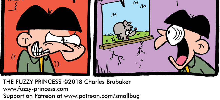 The Fuzzy Princess - Episode 239, Page 1: 2018-03-28-Axe to Grind