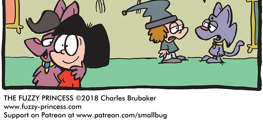 The Fuzzy Princess - Episode 242, Page 1: 2018-04-04-First Meeting