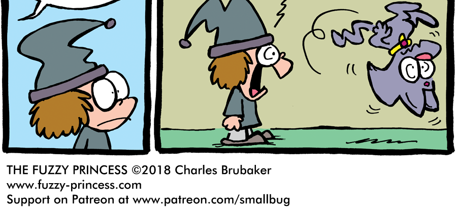 The Fuzzy Princess - Episode 243, Page 1: 2018-04-06-Question