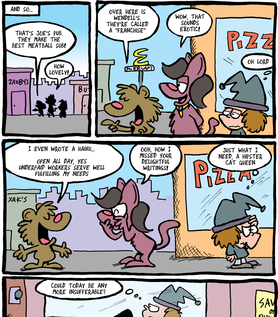 The Fuzzy Princess - Episode 246, Page 1: 2018-04-13-Food Tour