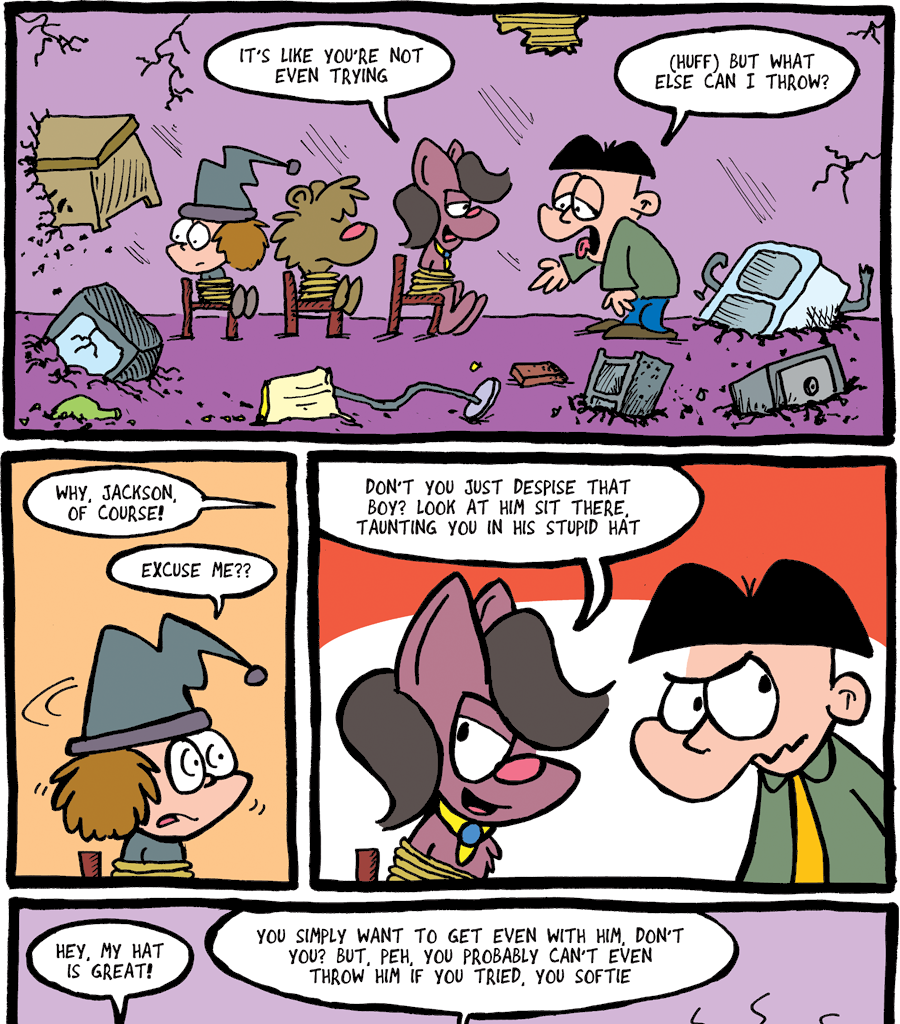 The Fuzzy Princess - Episode 254, Page 1: 2018-05-02-Stupid Hat