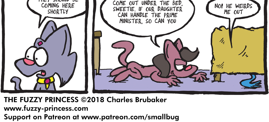 The Fuzzy Princess - Episode 266, Page 1: 2018-05-30-Humor Her