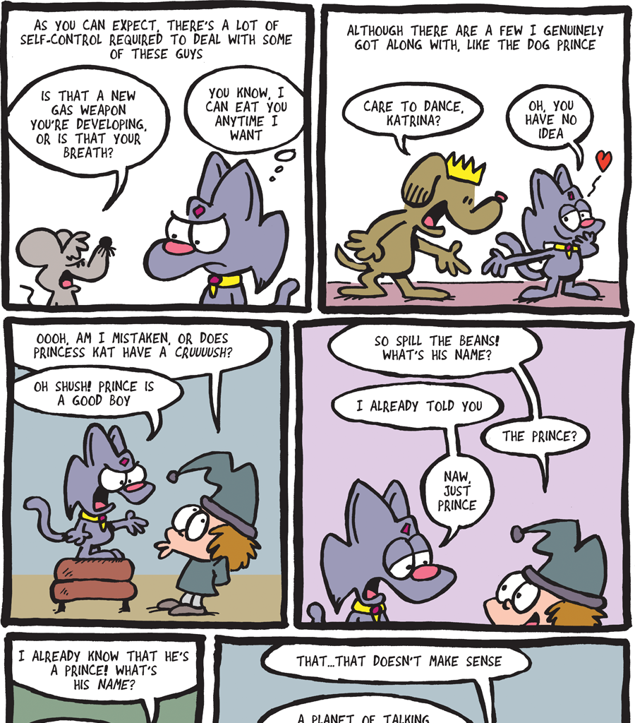 The Fuzzy Princess - Episode 267, Page 1: 2018-06-01-A Prince is a Prince