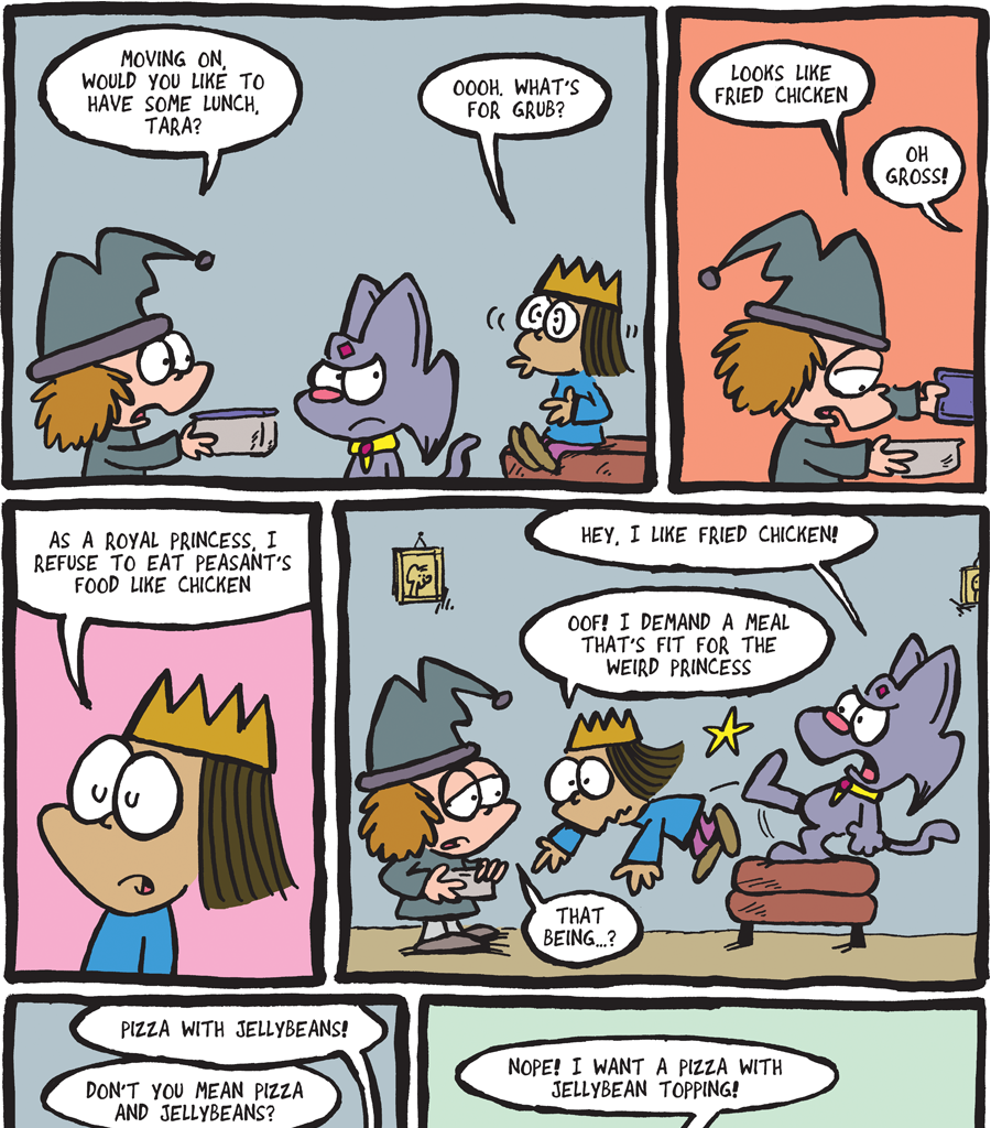 The Fuzzy Princess - Episode 270, Page 1: 2018-06-08-A Perfect Lunch