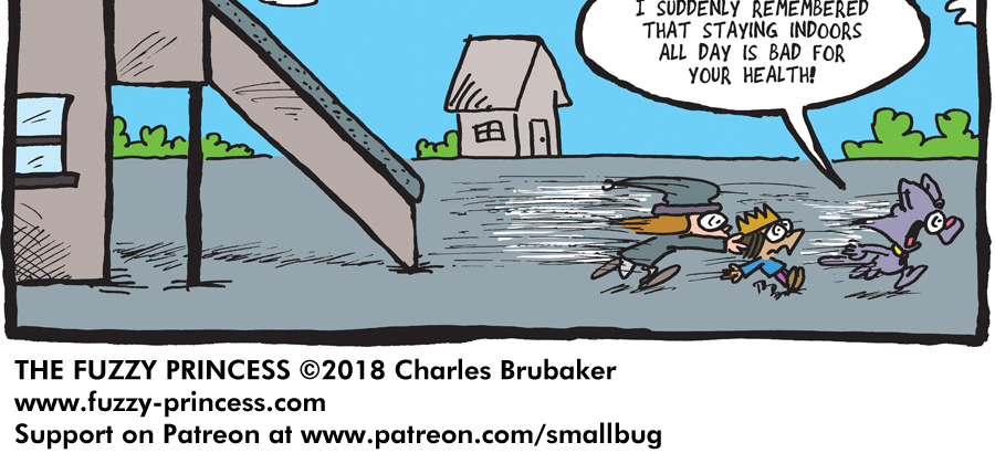 The Fuzzy Princess - Episode 278, Page 1: 2018-06-27-Awesomeness