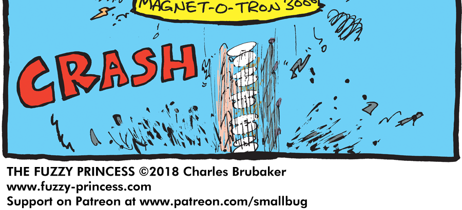 The Fuzzy Princess - Episode 289, Page 1: 2018-07-23-Hammer On