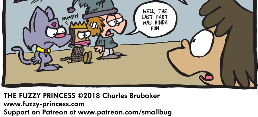 The Fuzzy Princess - Episode 291, Page 1: 2018-07-27-Fun
