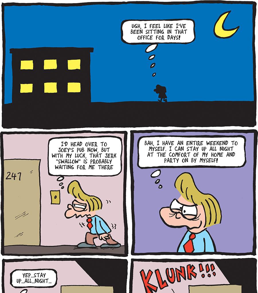 The Fuzzy Princess - Episode 294, Page 1: 2018-08-03-All Work and No Play