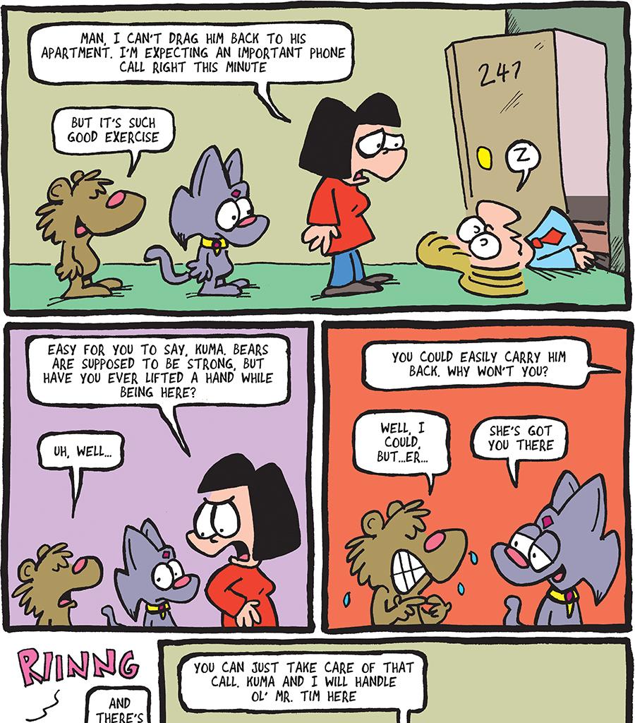 The Fuzzy Princess - Episode 296, Page 1: 2018-08-08-Important Call