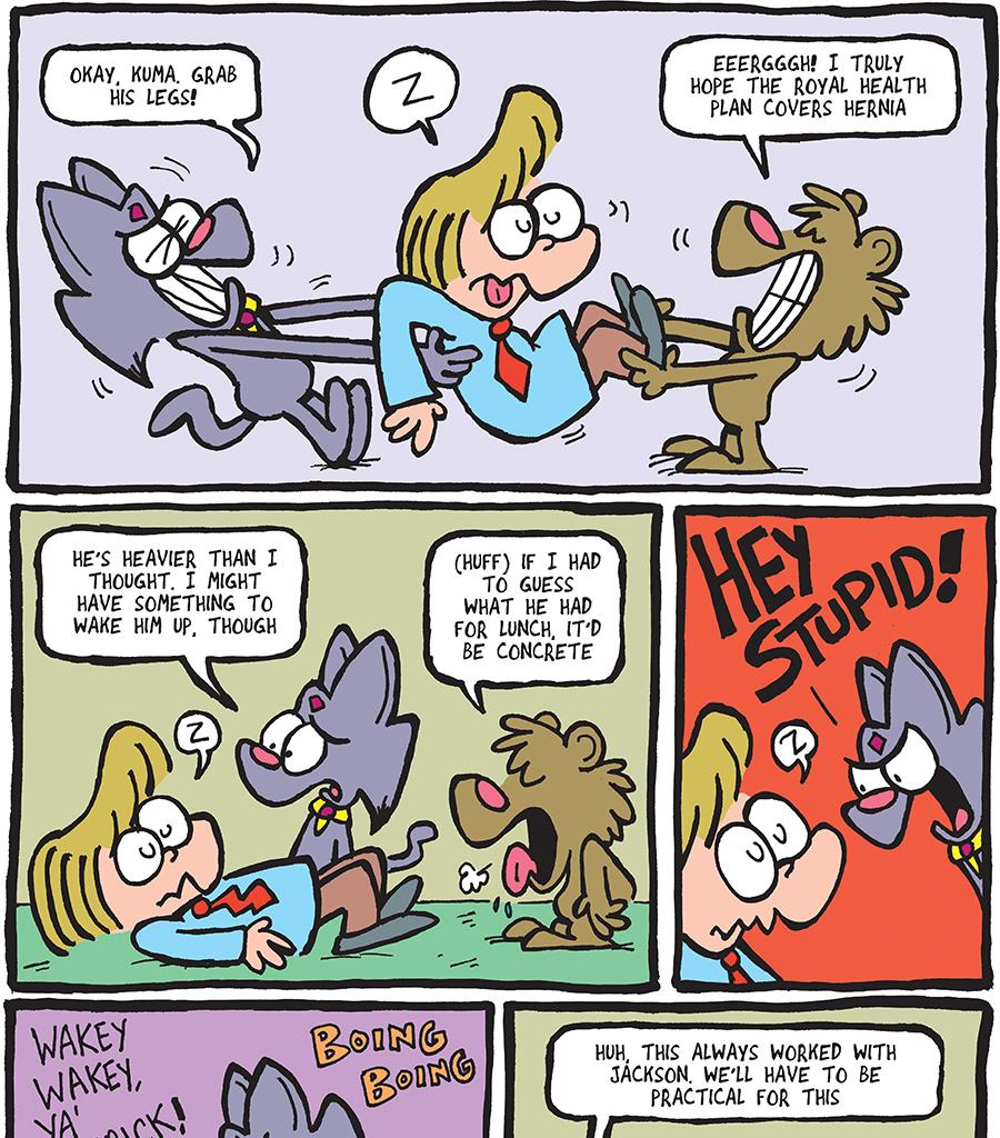 The Fuzzy Princess - Episode 297, Page 1: 2018-08-10-Heavy Sleeper